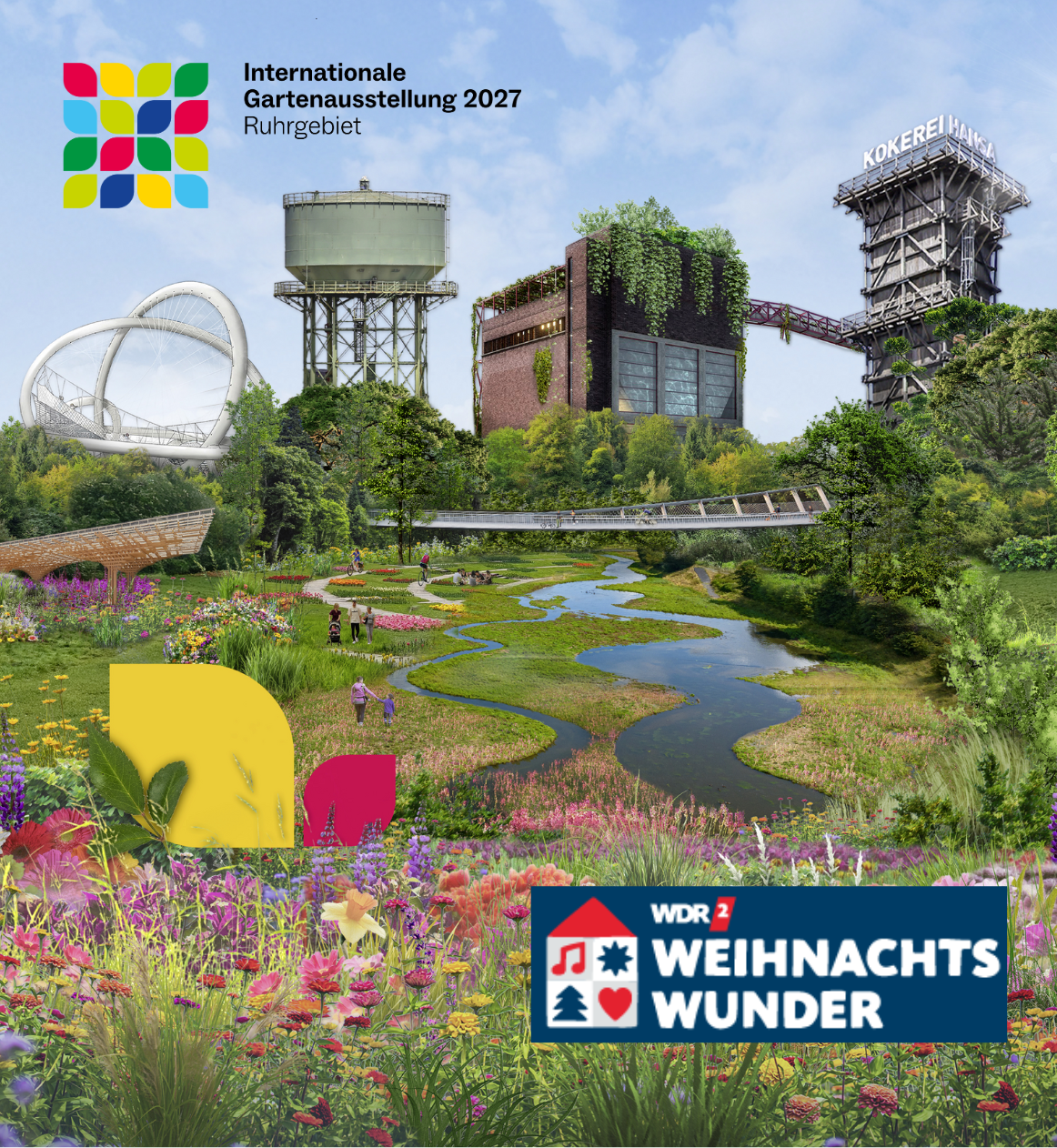 WDR Weihnachtswunder - IGA ist dabei! KeyVisual mit IGA Logo und Banner von WDR Weihnachtswunder